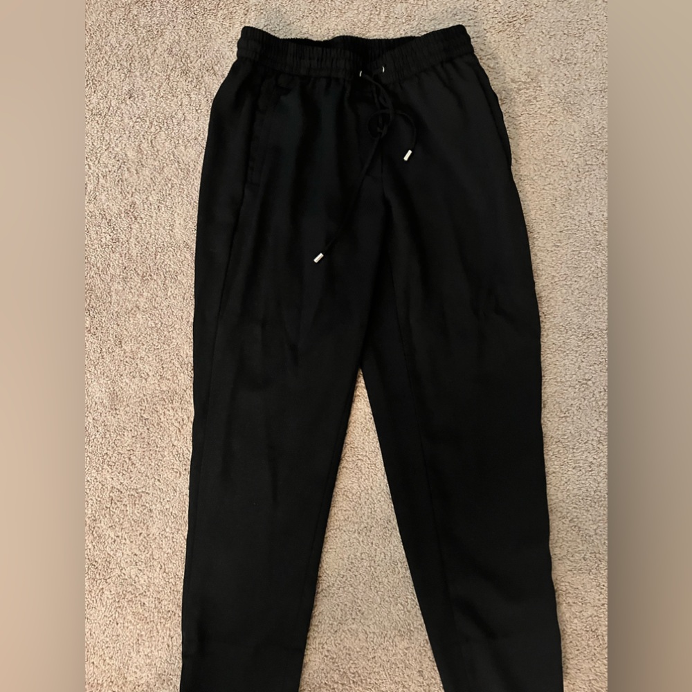 H&M black jogger slacks size medium